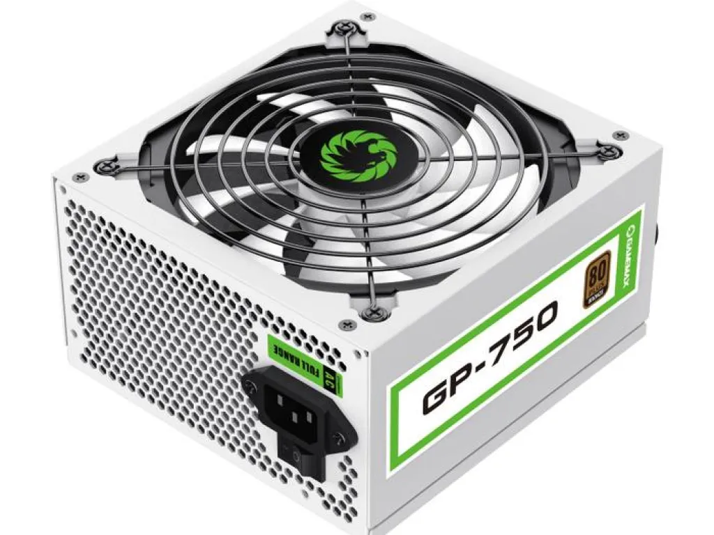 PSU GAMEMAX GP750 750Watt GP-750 - 80plus Bronze White | iklanova.com