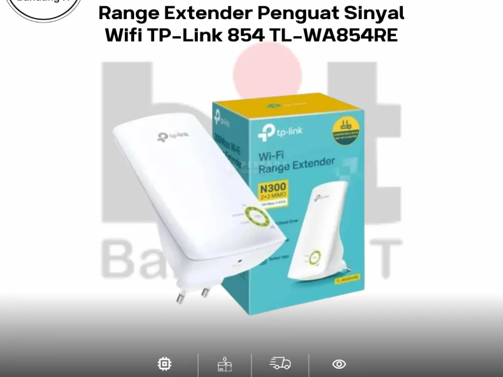 Range Extender Penguat Sinyal Wifi TP-Link 854 TL-WA854RE | iklanova.com