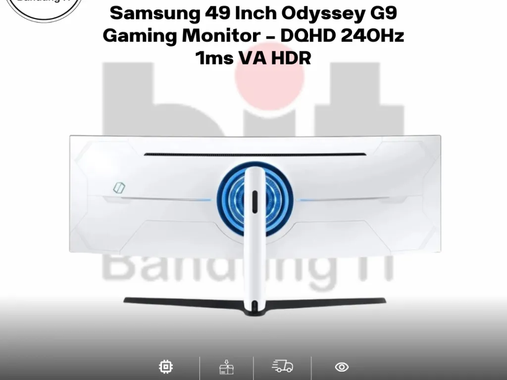 Samsung 49 Inch Odyssey G9 Gaming Monitor - DQHD 240Hz 1ms VA HDR | iklanova.com