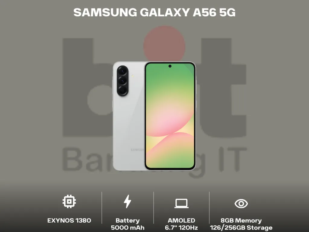 SAMSUNG GALAXY A56 5G 8GB/12GB 256GB GARANSI RESMI INDONESIA | iklanova.com
