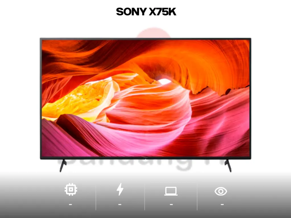 Sony 55x75k Led Tv 55 inch Uhd 4k Smart Hdr ANDROID | iklanova.com