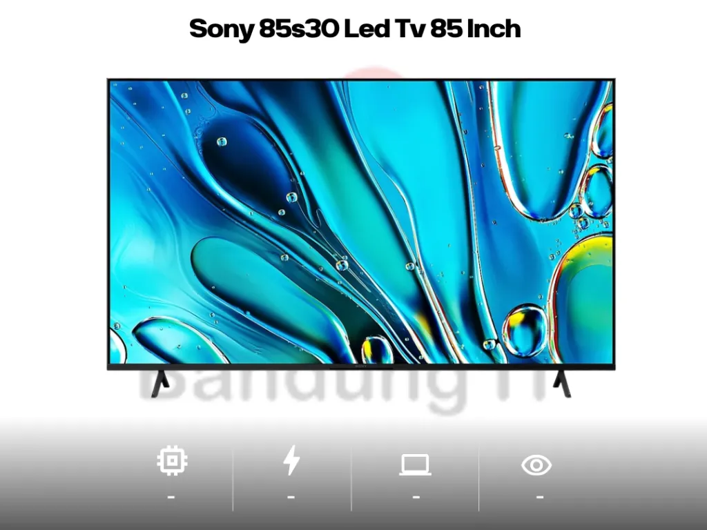 Sony 85s30 Led Tv 85 Inch Bravia 3 LED 4K HDR Google TV K-85S30 | iklanova.com
