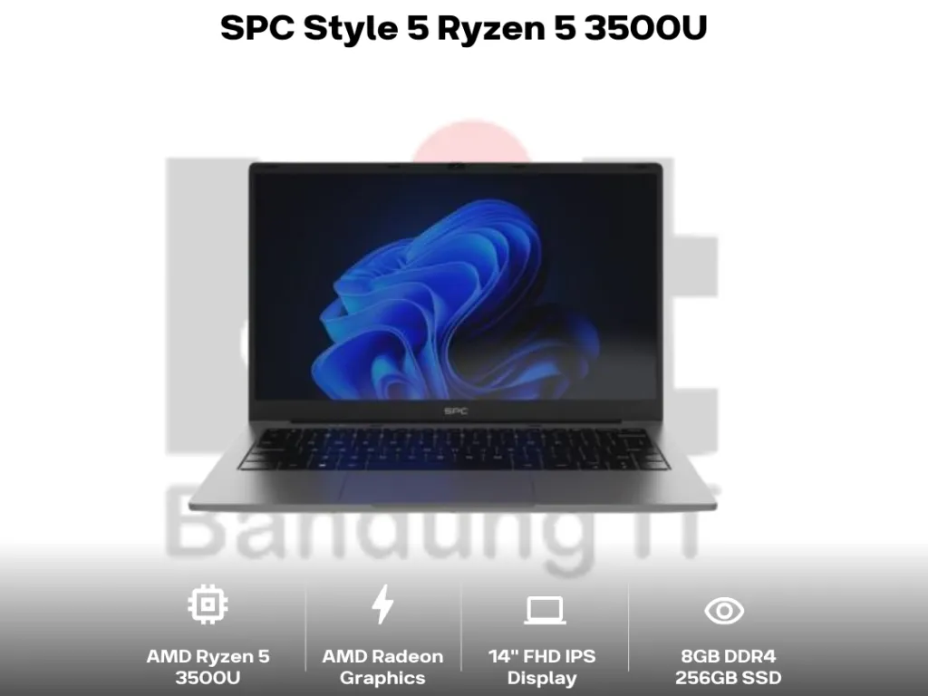 SPC Style 5 Ryzen 5 3500U 8GB 256GB 14 Inch Full HD IPS DOS | iklanova.com