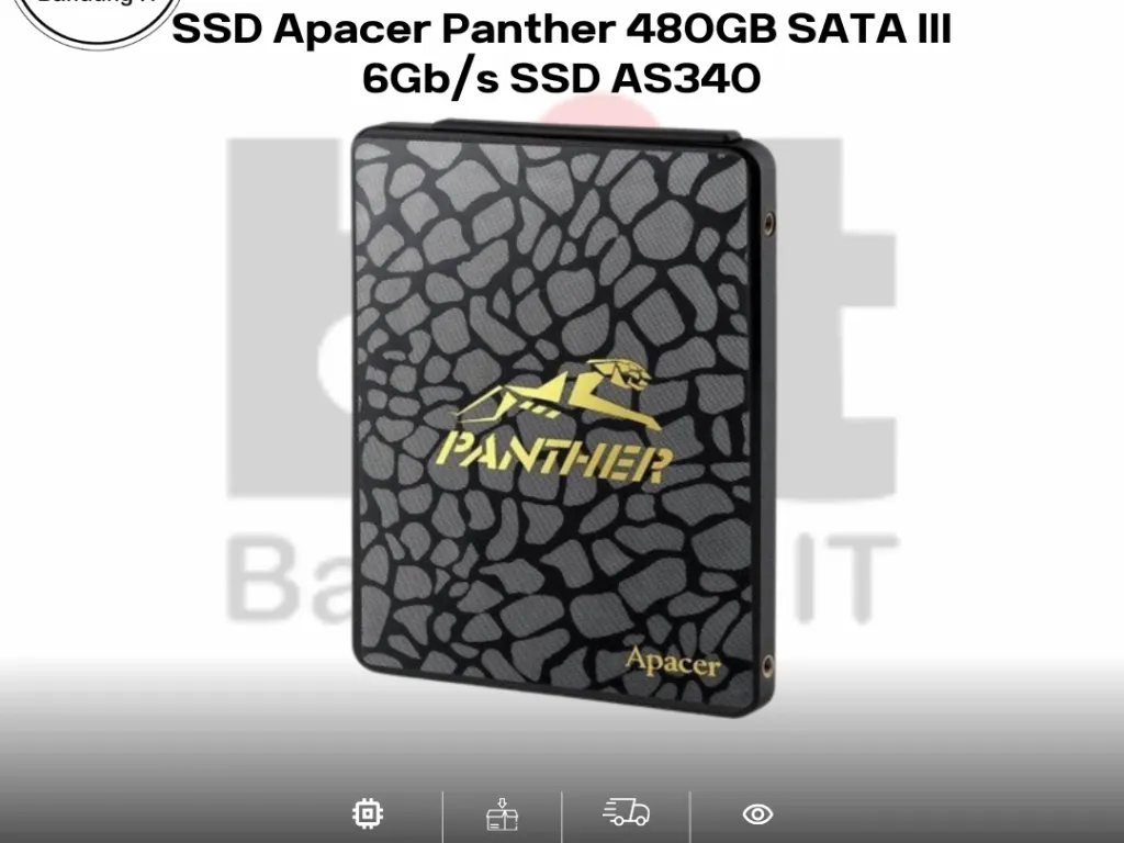 SSD Apacer Panther 480GB SATA III 6Gb/s SSD AS340 | iklanova.com