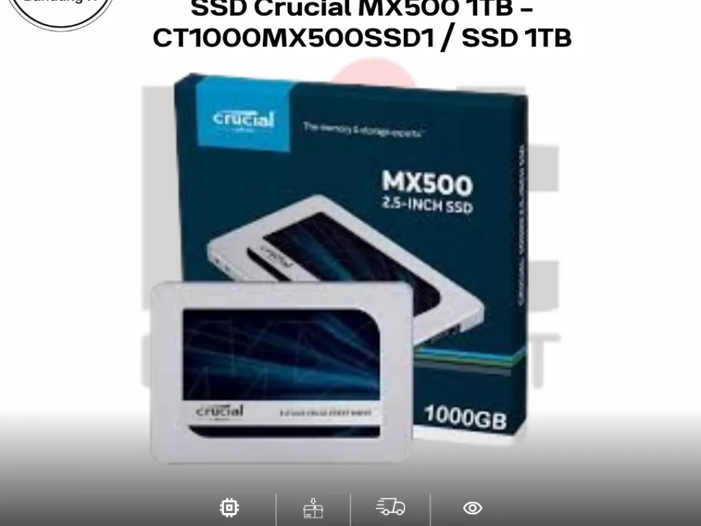 SSD Crucial MX500 1TB - CT1000MX500SSD1 / SSD 1TB | iklanova.com