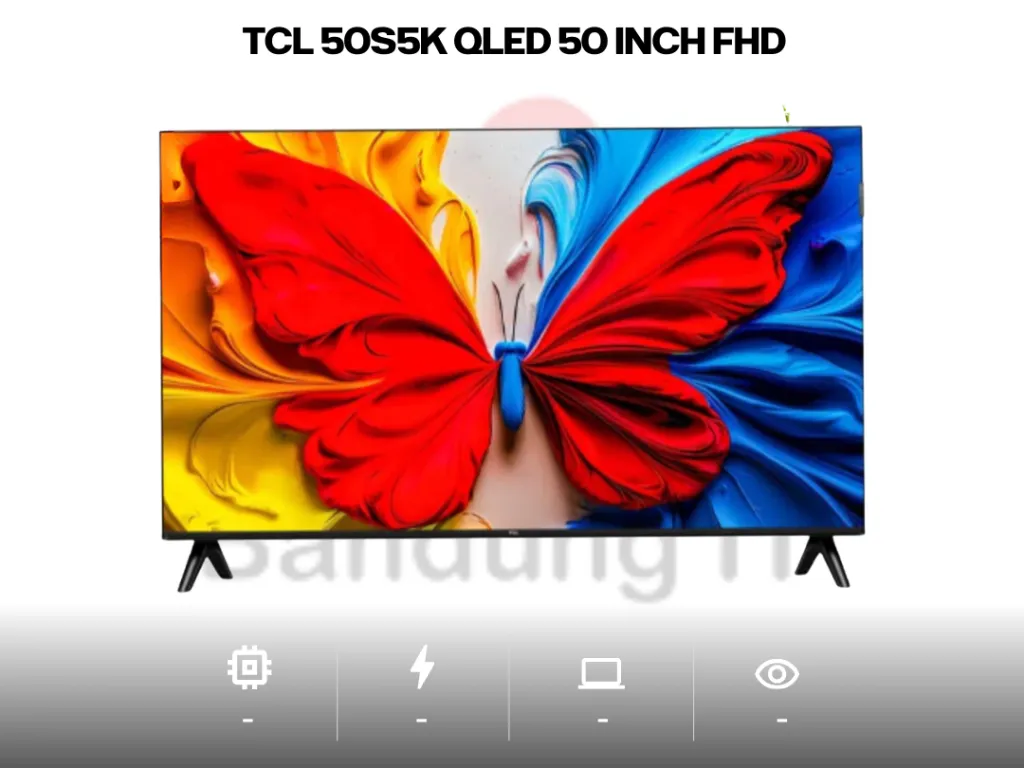 TCL 50S5K QLED 50 INCH FHD Smart Tv HDR10 Dolby Audio Google Cast Slim Design | iklanova.com