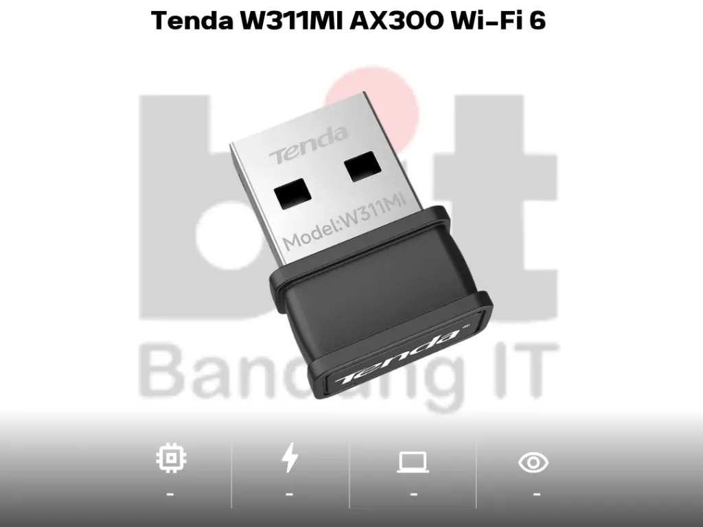 Tenda W311MI AX300 Wi-Fi 6 Wireless Nano USB Adapter | iklanova.com