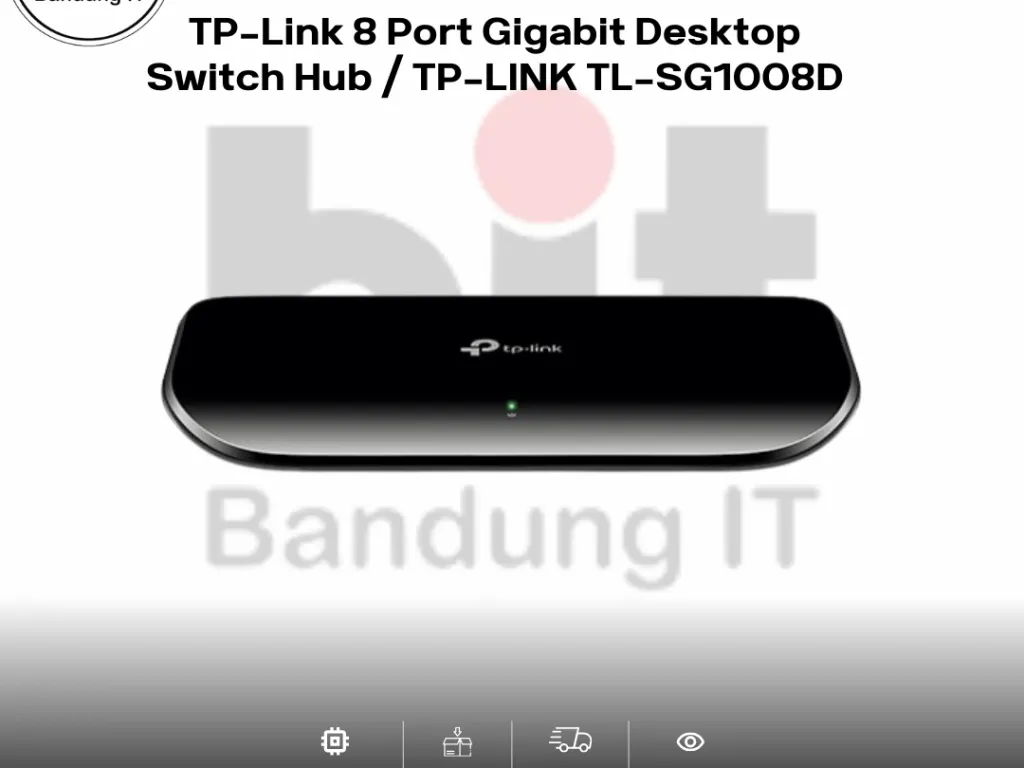TP-Link 8 Port Gigabit Desktop Switch Hub / TP-LINK TL-SG1008D | iklanova.com