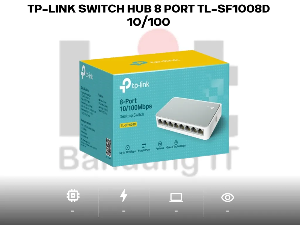 TP-LINK SWITCH HUB 8 PORT TL-SF1008D 10/100 | iklanova.com