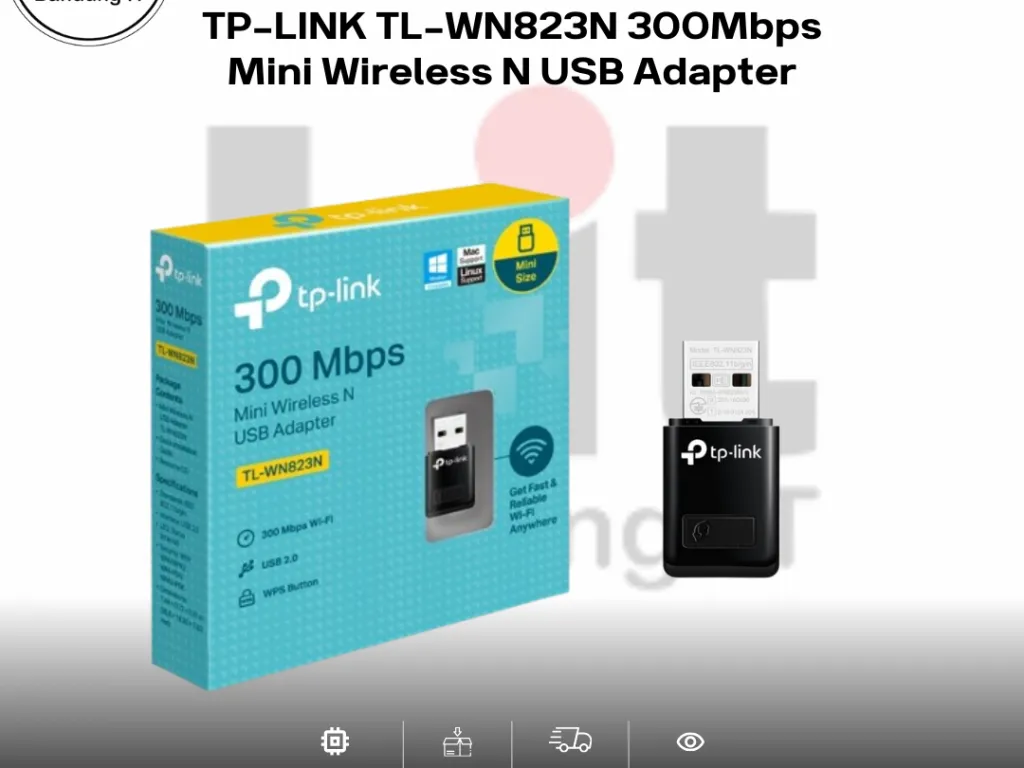 TP-LINK TL-WN823N 300Mbps Mini Wireless N USB Adapter | iklanova.com