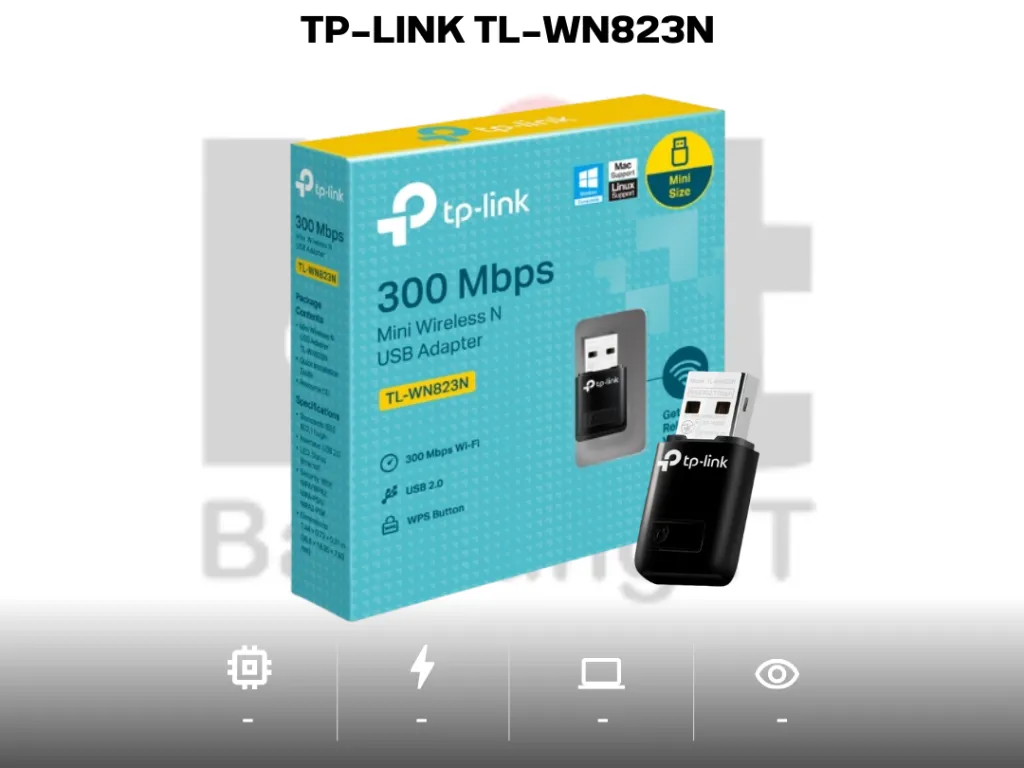 TP-LINK TL-WN823N : 300Mbps Mini Wireless N USB Adapter | iklanova.com