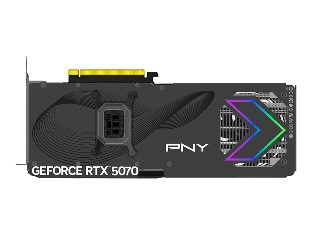 VGA PNY GeForce RTX 5070 ARGB EPIC-X RGB 12GB Overclocked Triple Fan GPU GDDR7 | iklanova.com