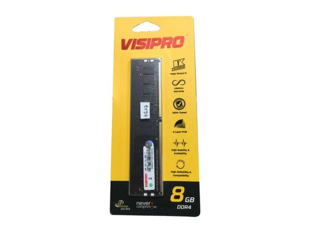 Visipro DDR4 16GB 3200 Mhz Memory Ram Komputer PC - With Heatsing | iklanova.com
