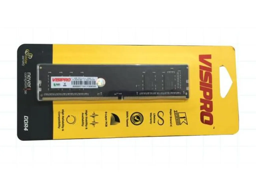 Visipro DDR4 16GB 3200 Mhz Memory Ram Komputer PC - With Heatsing | iklanova.com