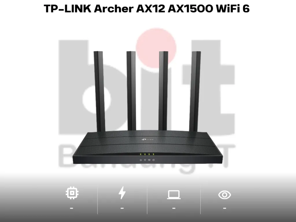 Wireless Router TP-LINK Archer AX12 AX1500 WiFi 6 | iklanova.com